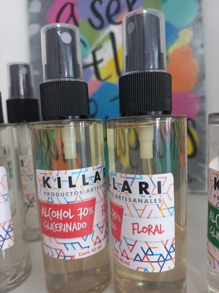ALCOHOL GLICERINADO FLORAL 65ml