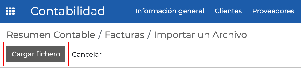 Imagen 10: Cargar fichero Imagen 10: Cargar fichero