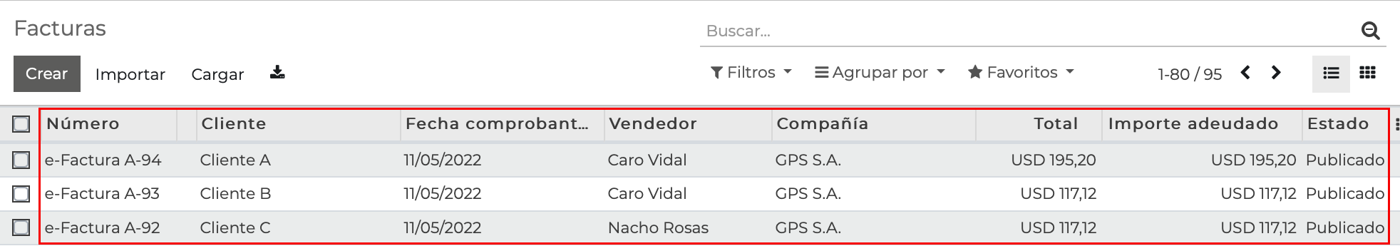Imagen 17: Comprobantes emitidos de forma masiva. Imagen 17: Comprobantes emitidos de forma masiva.
