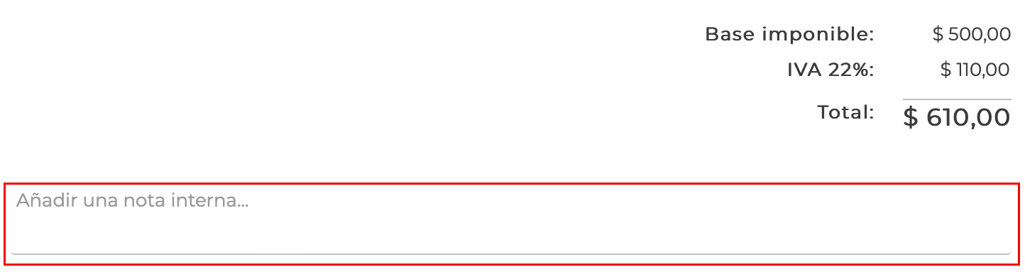 Imagen 1: Nota interna